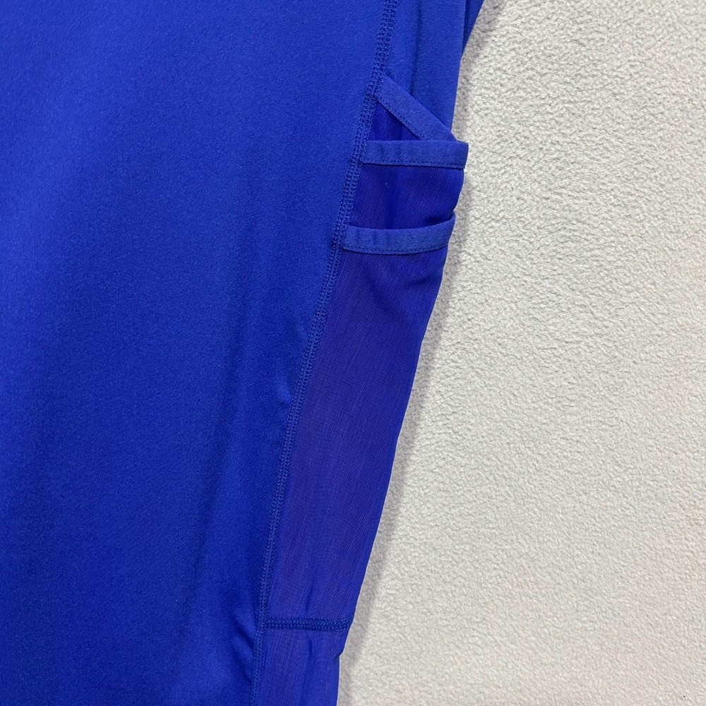 Fabletics Leggings Women XL Blue Motion 365 High Rise Mesh Pocket - Picture 4 of 8